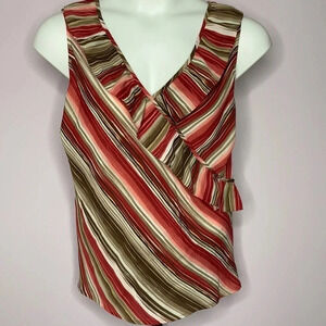 Villager Woman sleeveless blouse Sz: 3